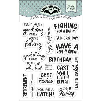 Karen Burniston Stempel - Fishing Phrases